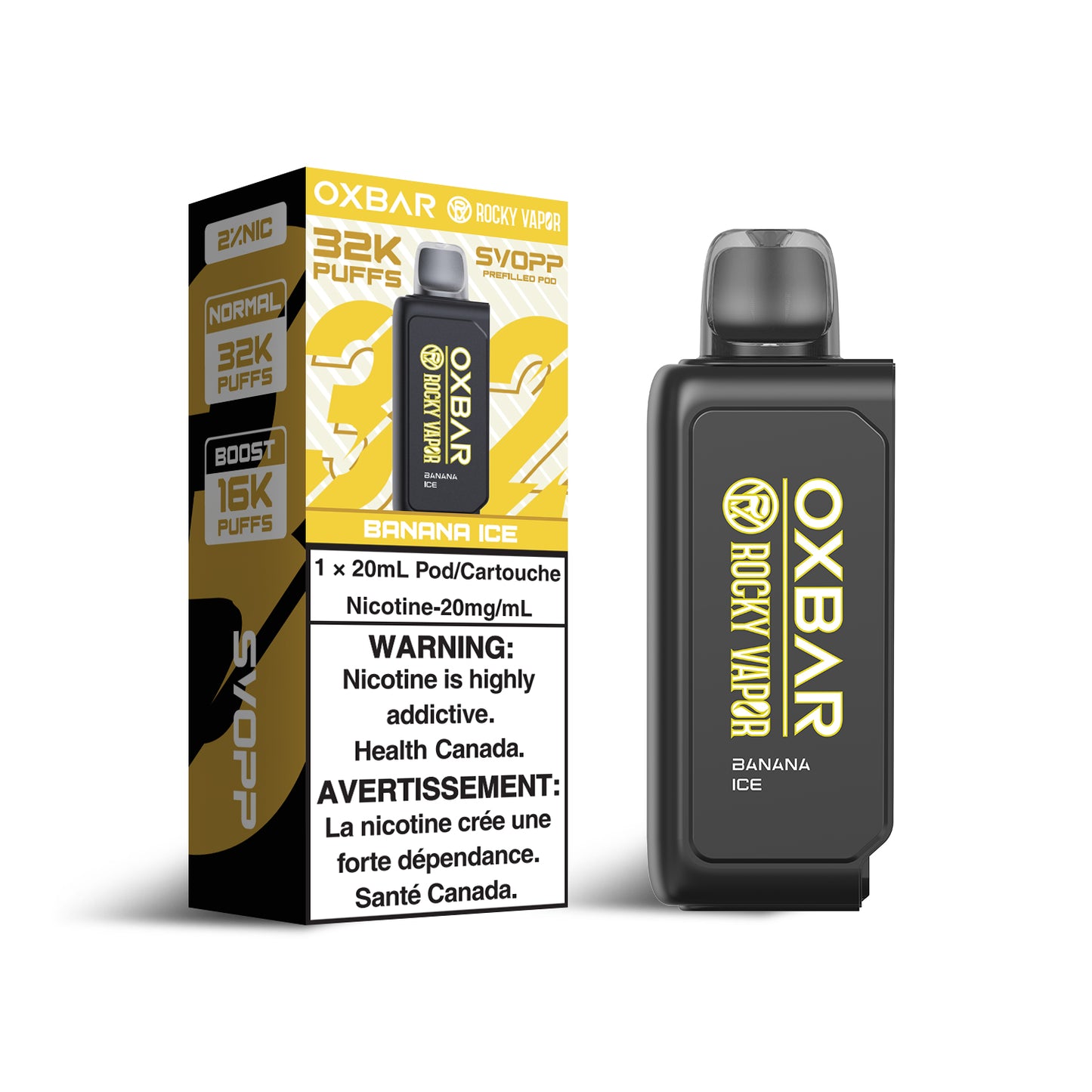 Oxbar 32k Banana ice