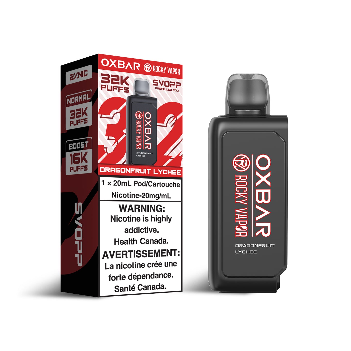 Oxbar 32k Dragonfruit Lychee