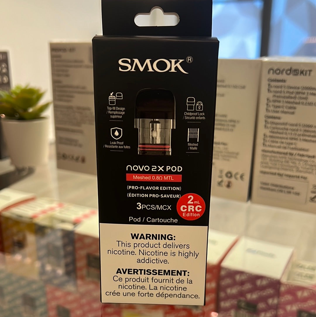 SMOK Novo 2X Replacement Pod 2ml - 3pcs