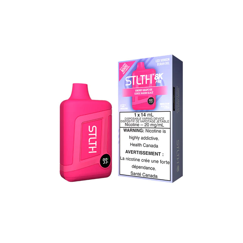 Stlth 8k Pro cherry grape ice