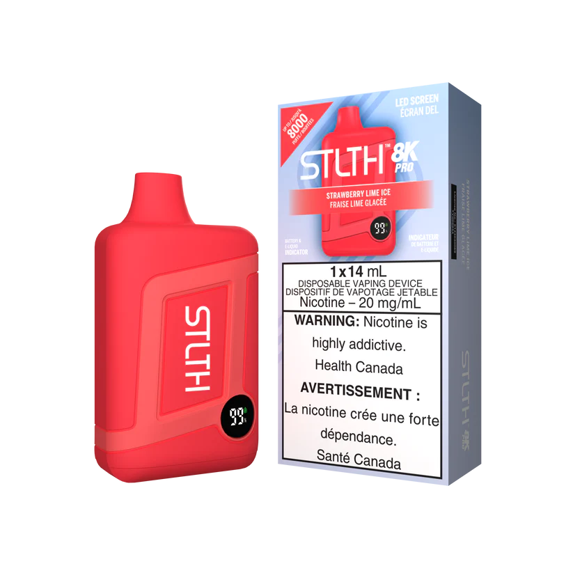 Stlth 8k Pro Strawberry Lime Ice