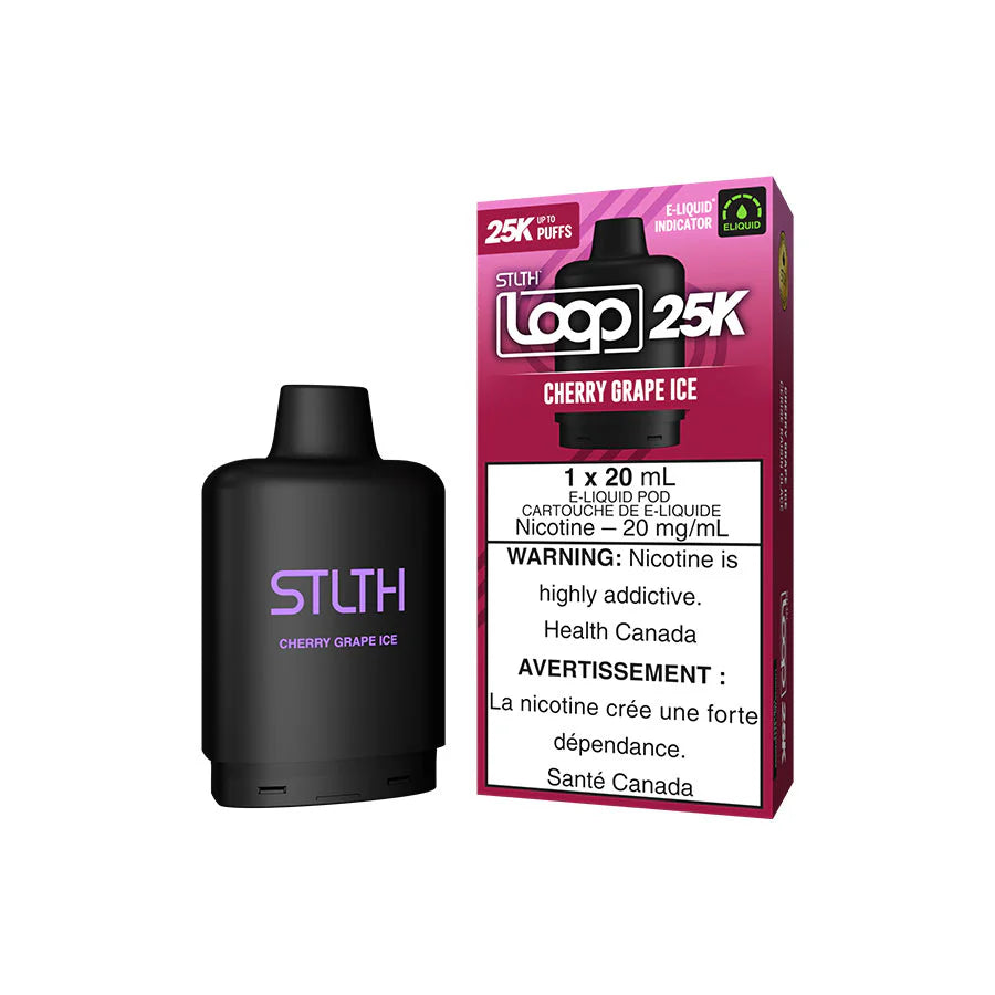 Stlth Loop25k Cherry Grape Ice