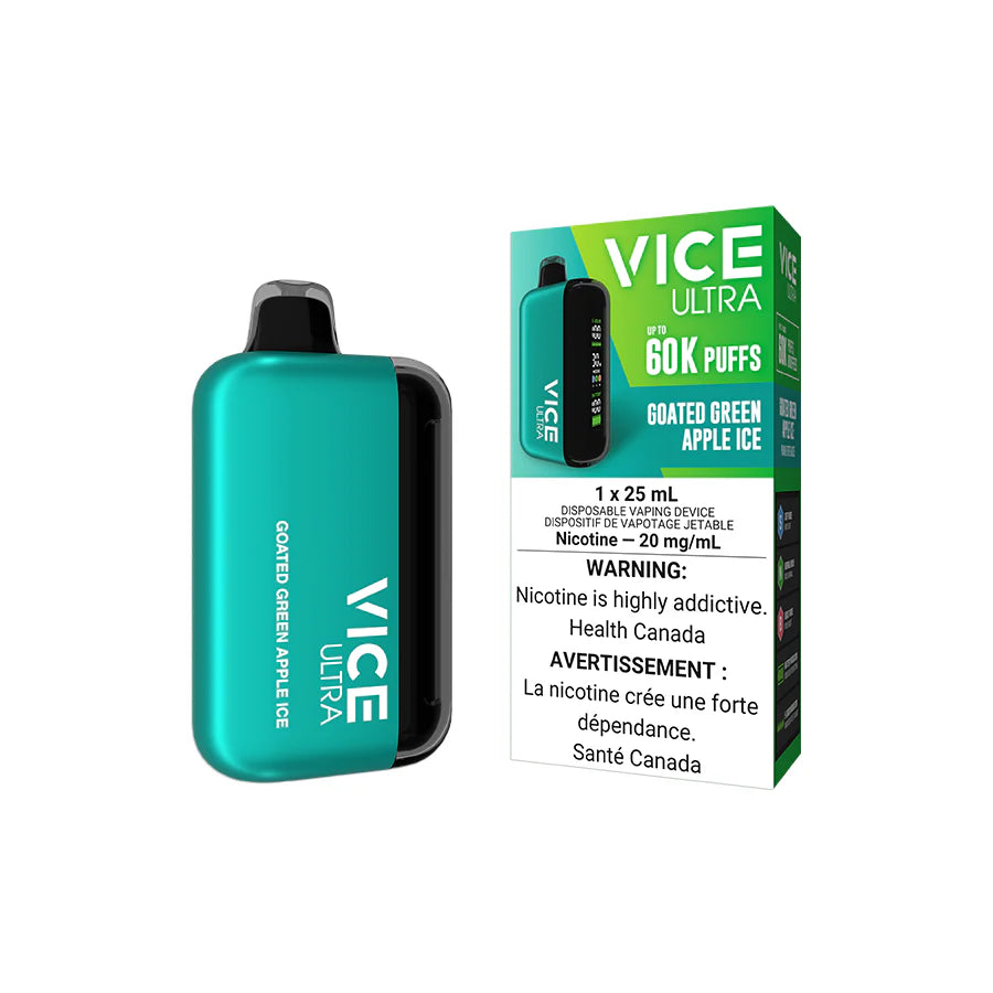 VICE ULTRA DISPOSABLE 60k (ON) GOATED GREEN APPLE ICE