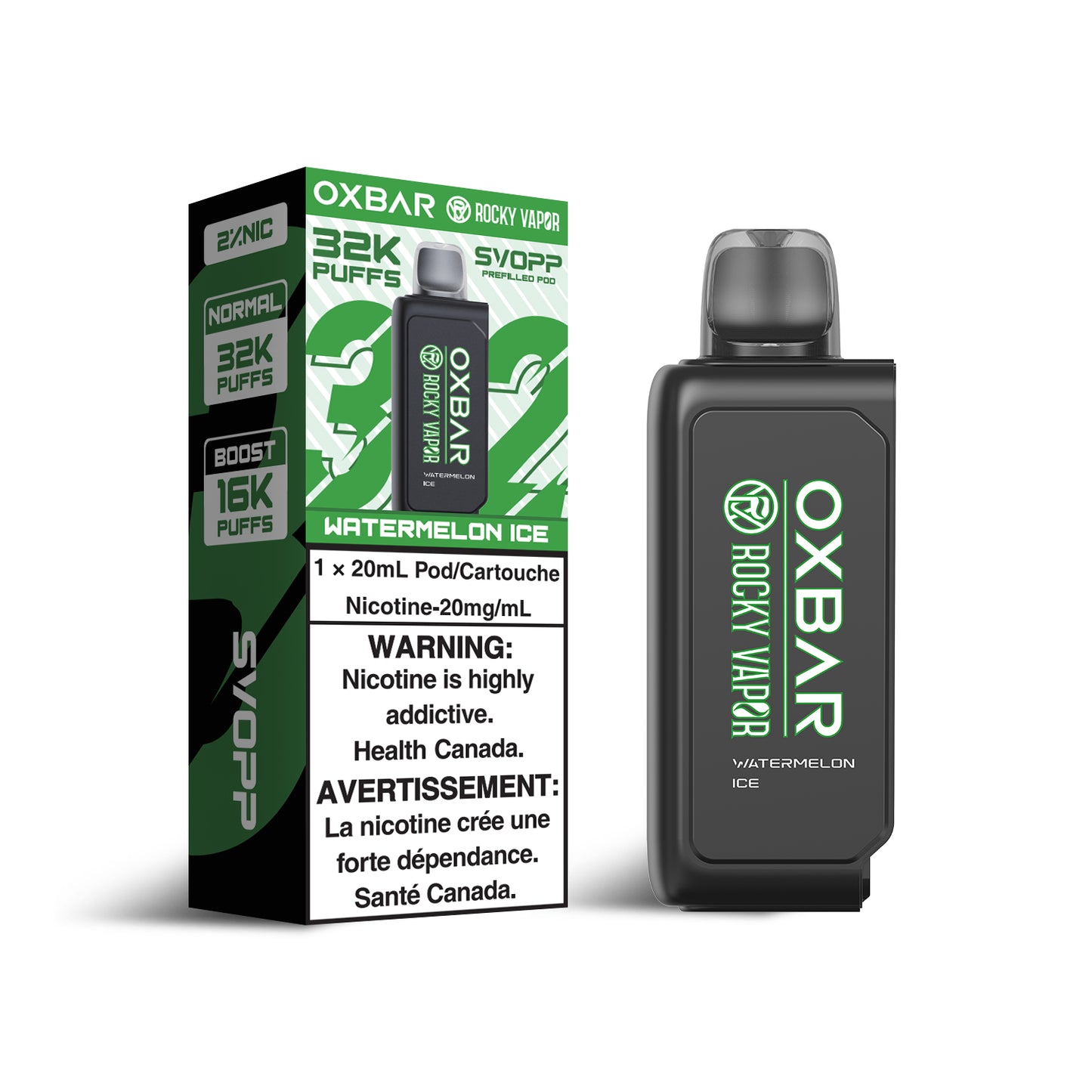 Oxbar 32k watermelon Ice