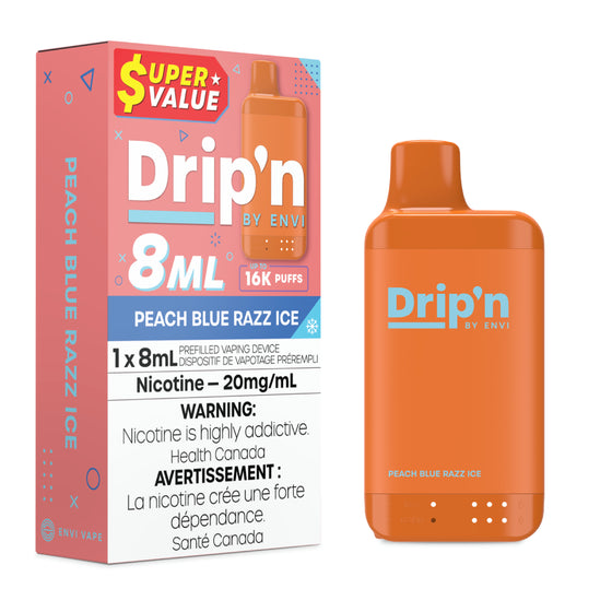 Drip N 16K 8ML Peach Blue Razz Ice