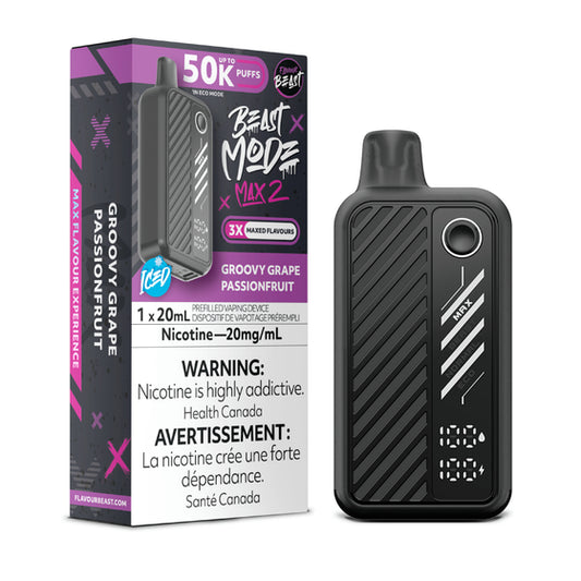 Flavour Beast Mode Max2 50K Groovy Grape Passionfruit