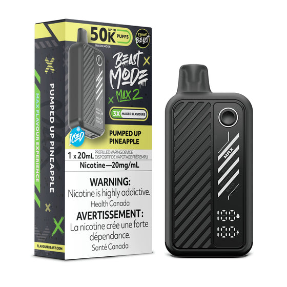 Flavour Beast Mode Max2 50K Pumped Up Pineapple Iced