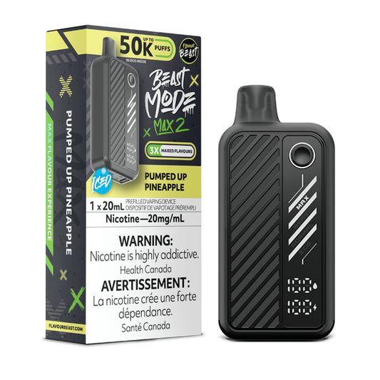 Flavour Beast Mode Max2 50K Pumped Up Pineapple Iced