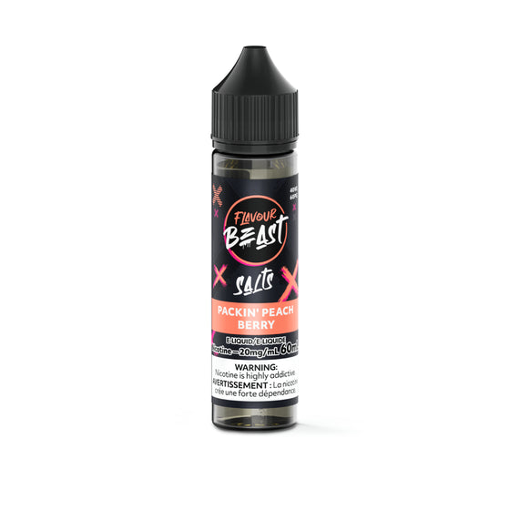Flavour Beast Salt 60ml 20mg Packin peach berry