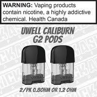 Uwell Caliburn G2 0.8/1/1.2 Replacement Pod/Coil - 2pcs