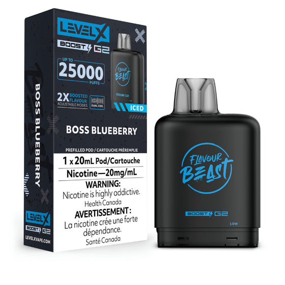 Flavour Beast Level X Boost Boss Blueberry