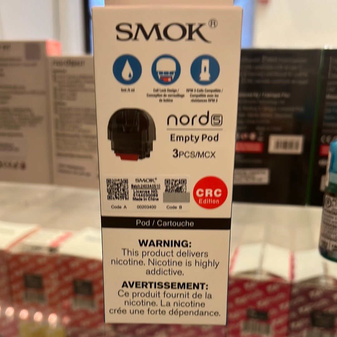 SMOK Nord 5 Replacement Pod - 3pcs