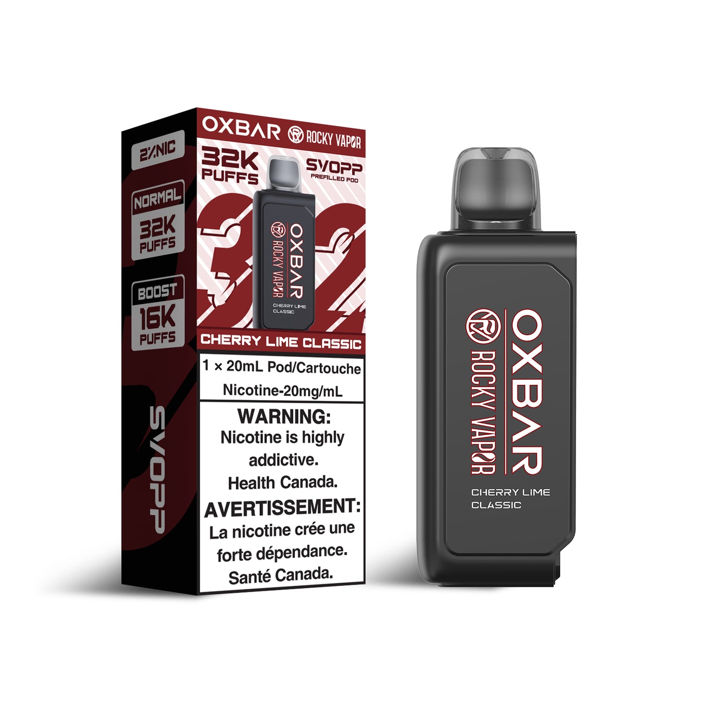 Oxbar 32k cherry lime classic