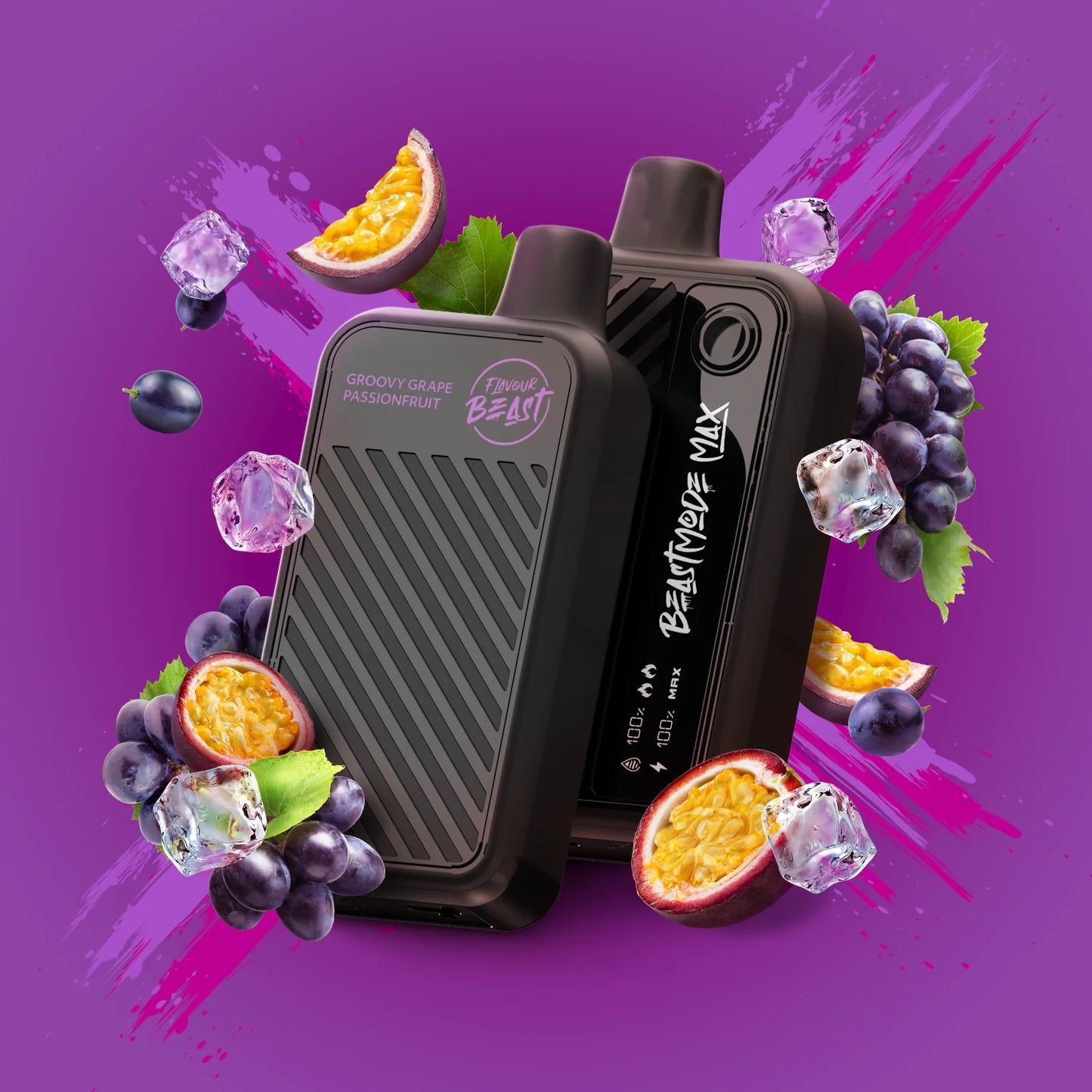 Flavour Beast Mode Max Groovy Grape Passionfruit