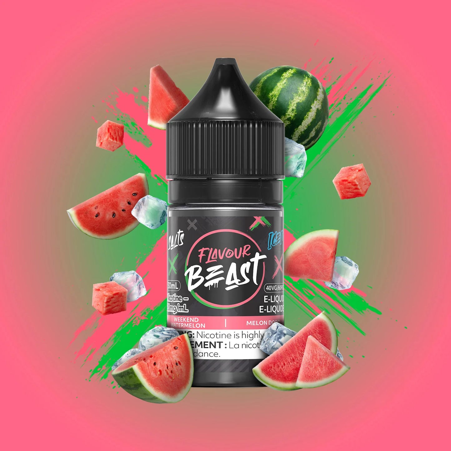 Flavour Beast Ejuice 20mg Weekend Watermelon