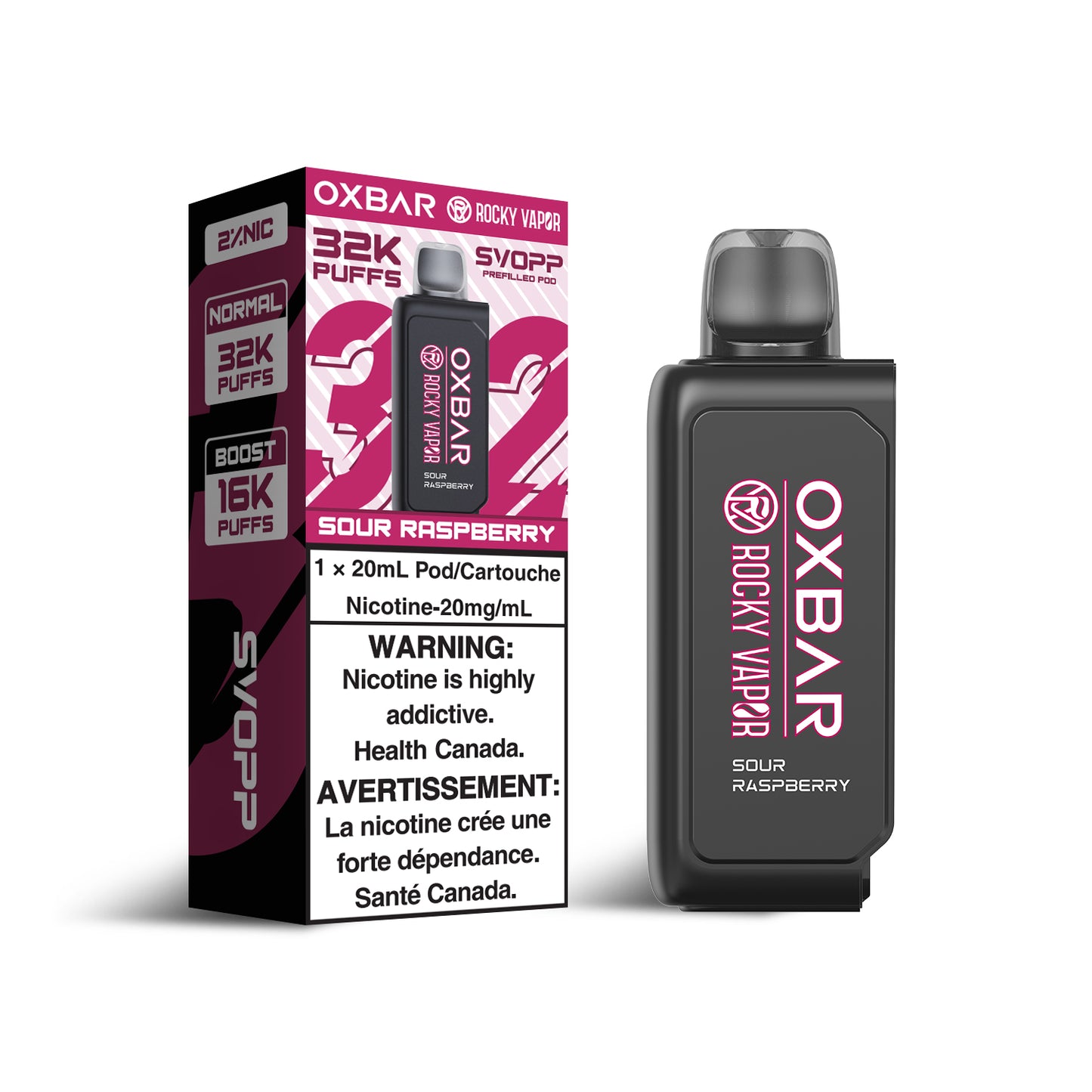 Oxbar 32k Sour Raspberry