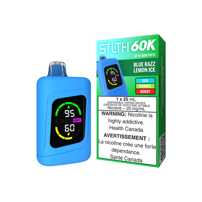 Stlth 60K Disposable (ON) Blue razz lemon ice