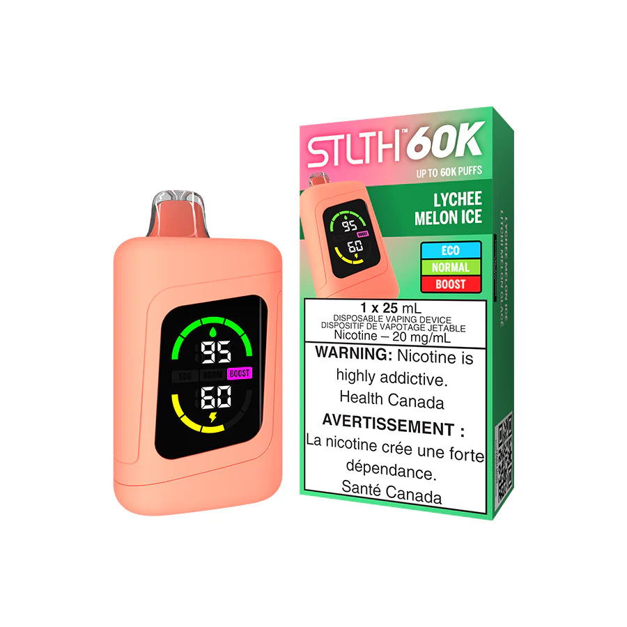 Stlth 60K Disposable (ON) Lychee Melon Ice