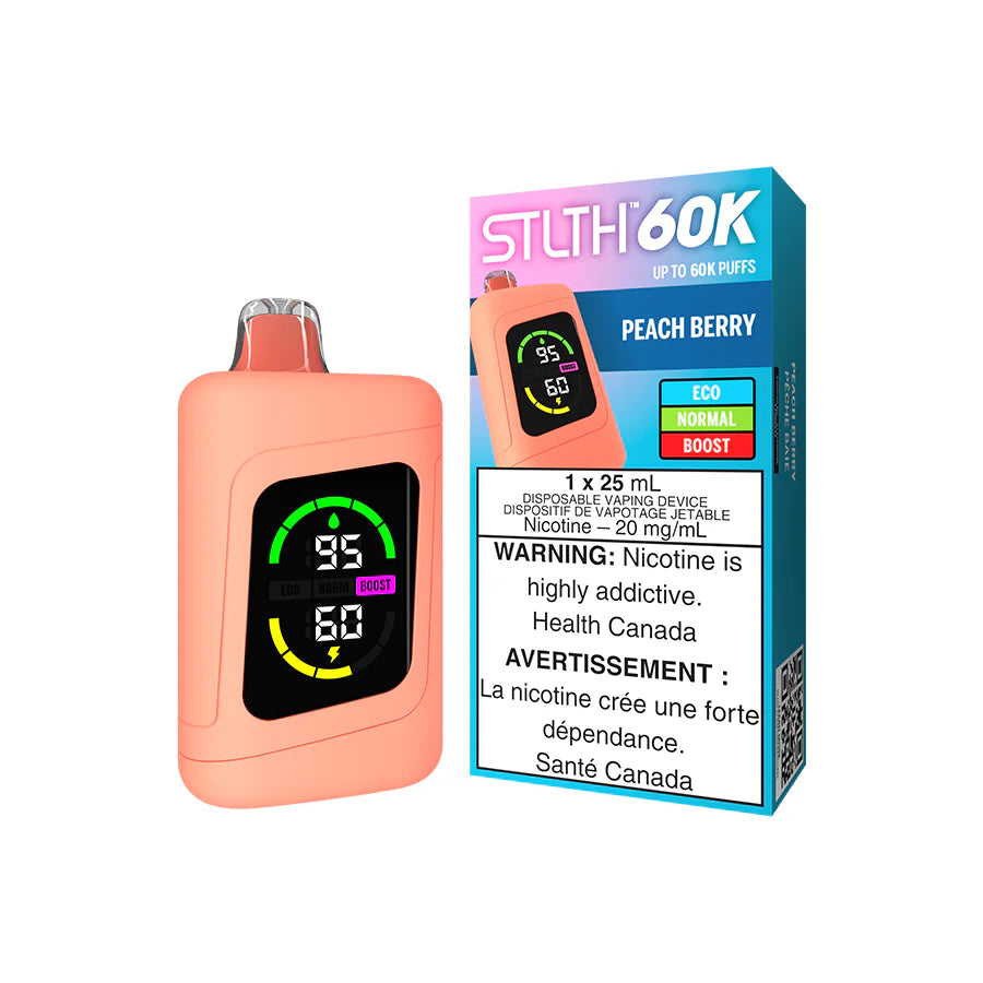 Stlth 60K Disposable (ON) Peach berry