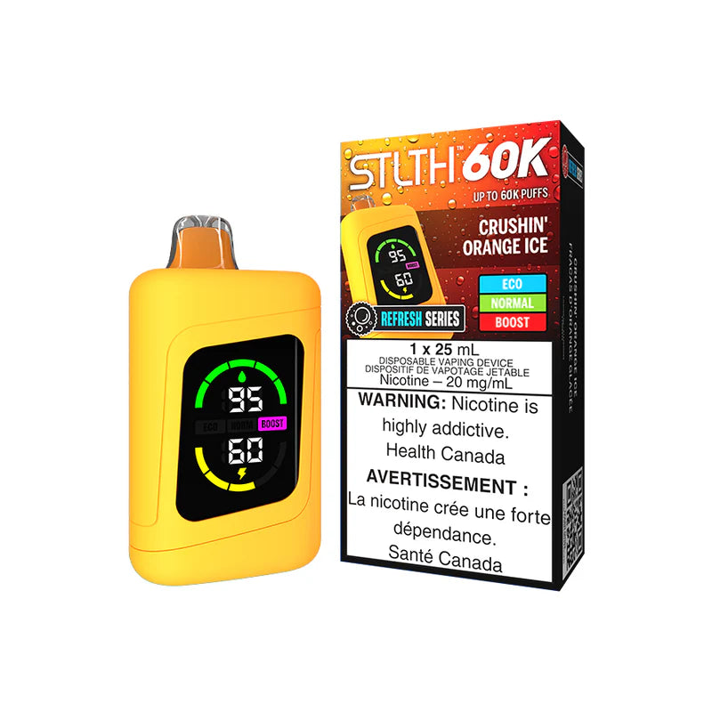 Stlth 60K Disposable (ON) Crushin orange ice