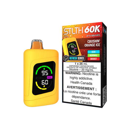 Stlth 60K Disposable (ON) Crushin orange ice