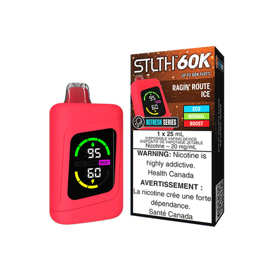 Stlth 60K Disposable (ON) Ragin Route ice