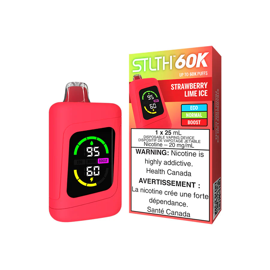 Stlth 60K Disposable (ON) Strawberry Lime Ice