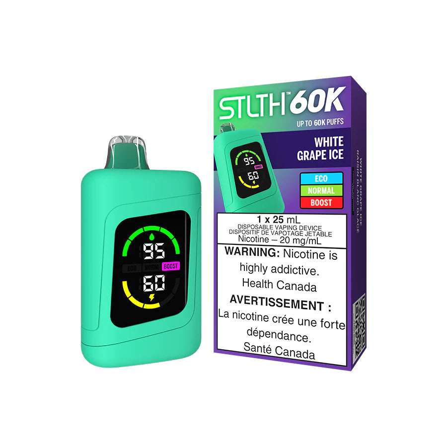 Stlth 60K Disposable (ON) White Grape Iced