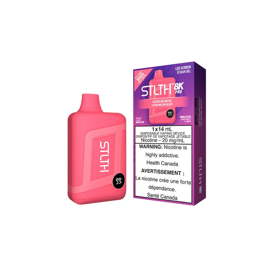 Stlth 8k Pro Lychee Melon Ice
