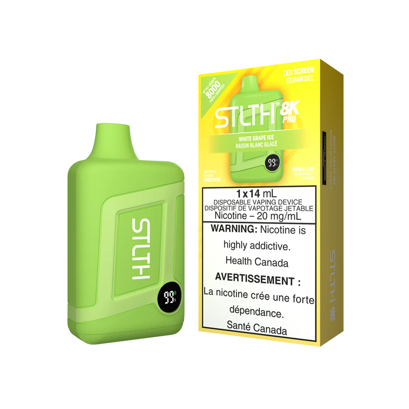 Stlth 8k Pro White grape Ice