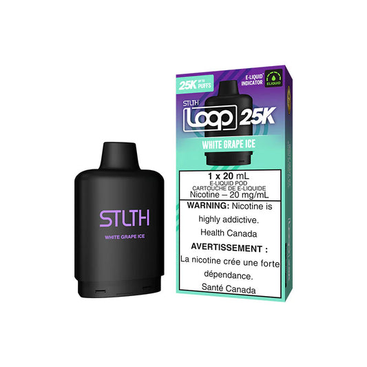 Stlth Loop25k White Grape Ice