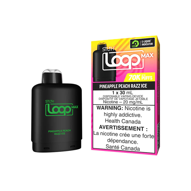 Stlth Loop Max Pineapple Peach Razz Ice