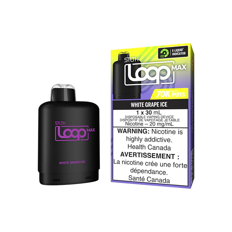 Stlth Loop Max White Grape Ice
