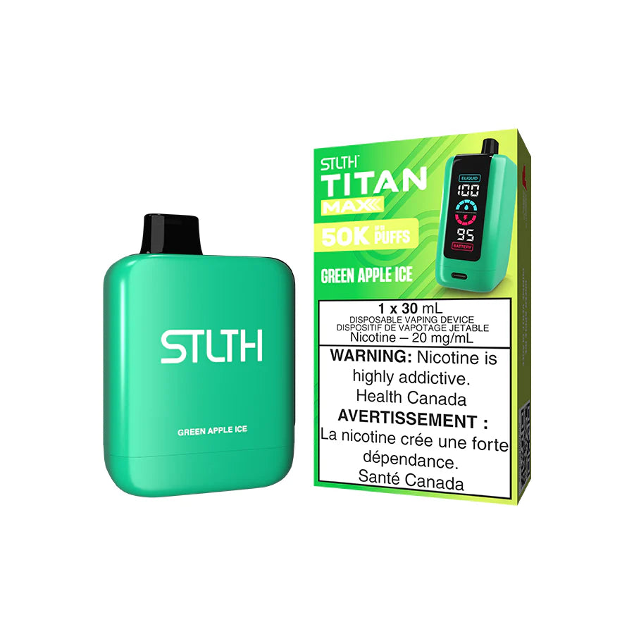 Stlth Titan Pro Max green apple ice