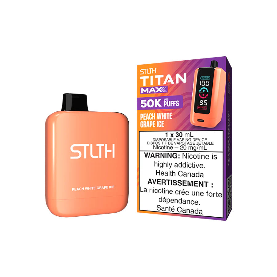 Stlth Titan Pro Max peach white grape ice