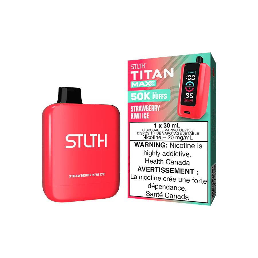 Stlth Titan Pro Max strawberry kiwi ice