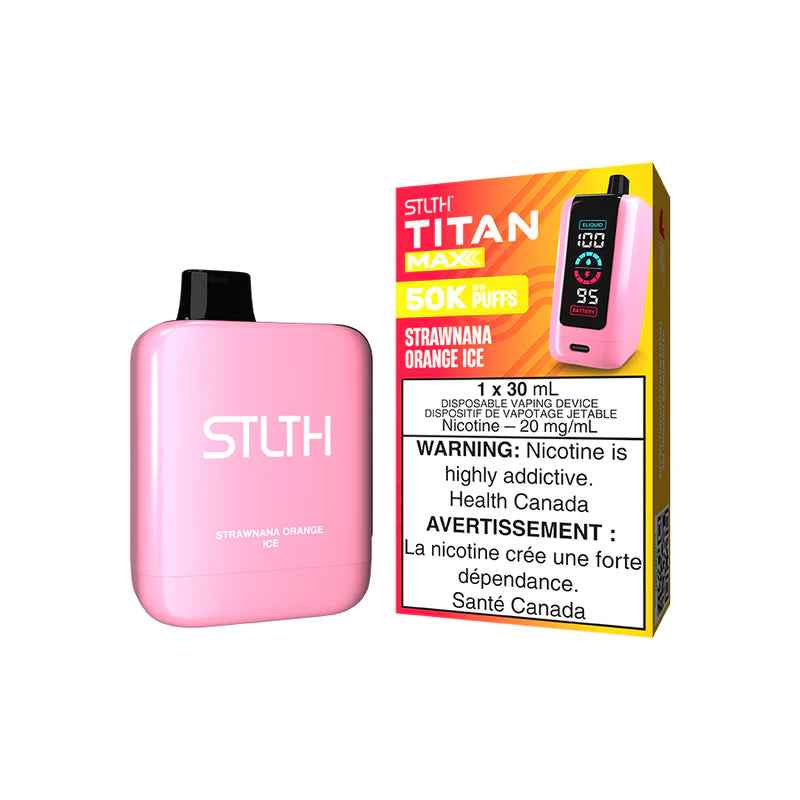 Stlth Titan Pro Max Strawnana orange Ice