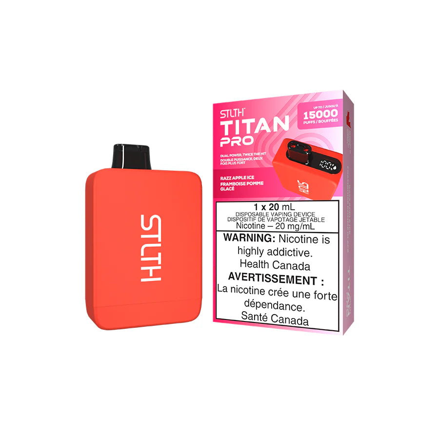 Stlth Titan Pro Razz Apple Ice