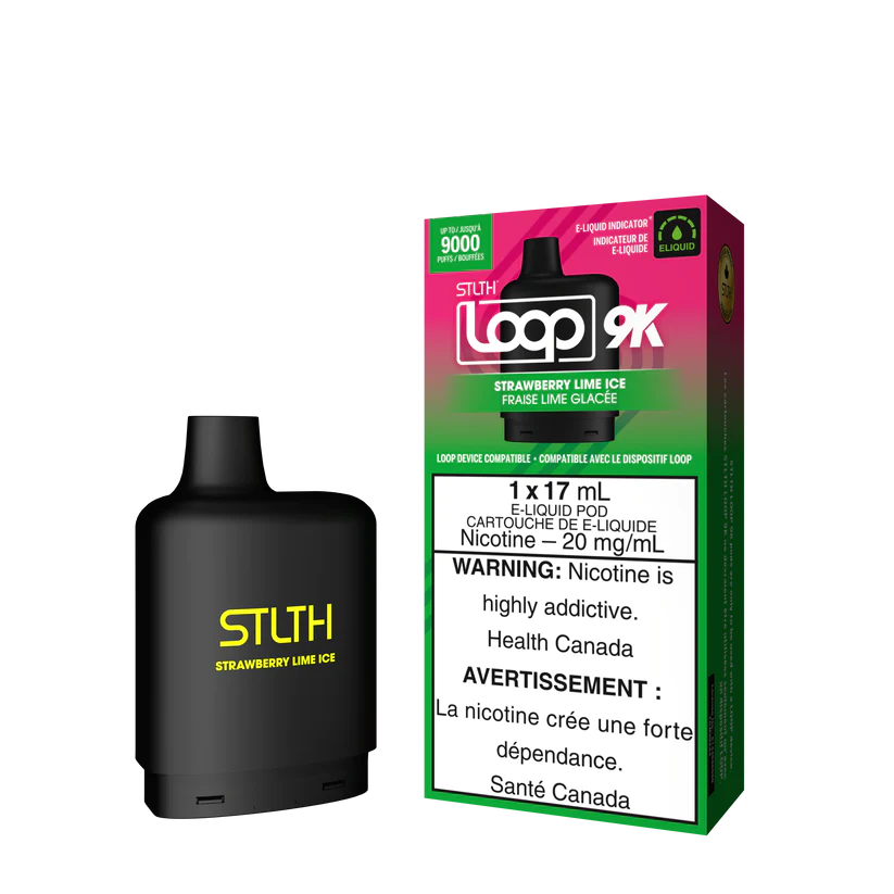 Stlth Loop 9k Strawberry lime Ice