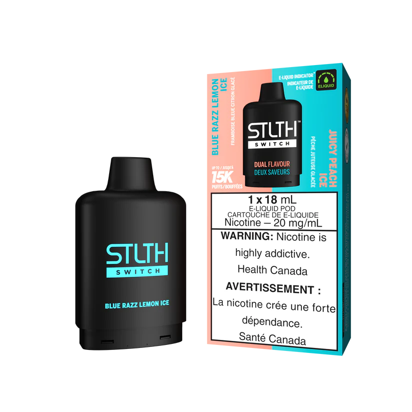 Stlth Loop Switch Blue razz and juicy peach