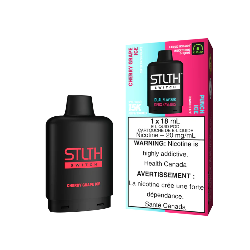 Stlth Loop Switch Cherry Grape Ice and Punch Ice