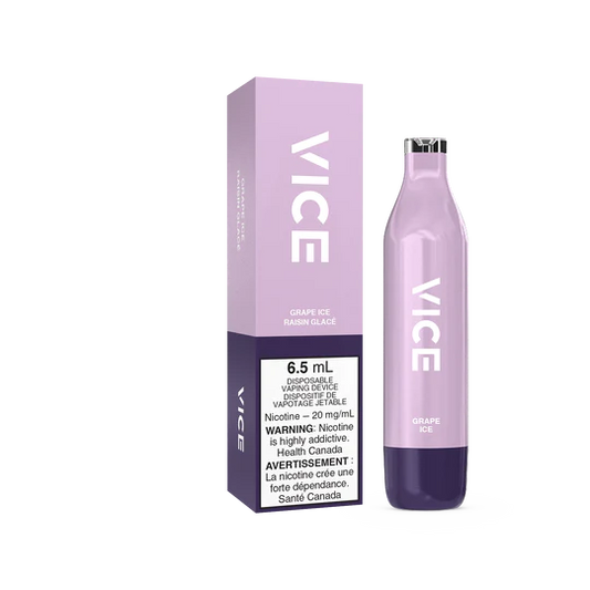 Vice 2500 nicotine free grape ice