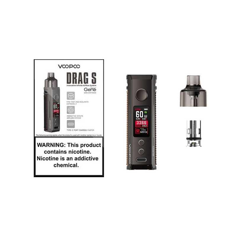 VOOPOO Drag S 60W Pod Kit - 2500mAh