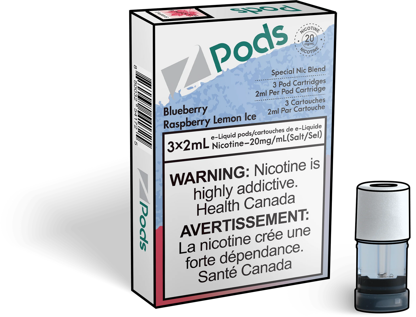 Z Pods Blueberry Raspberry Lemon Ice