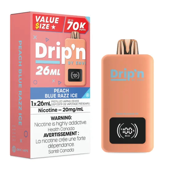Dripn 70k Peach Blue razz