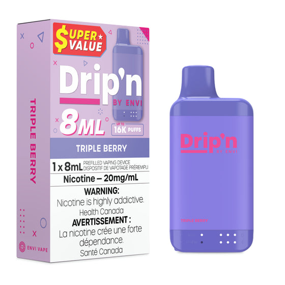 Drip N 16K 8ML Triple Berry