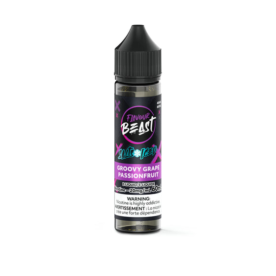 Flavour Beast Salt 60ml 20mg Grovy grape Passionfruit