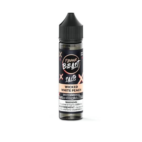 Flavour Beast Salt 60ml 20mg wicked white peach