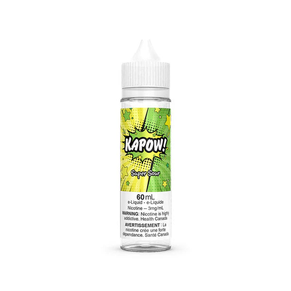 KAPOW E-LIQUIDS 60ml [ON] SUPER SOUR 6mg