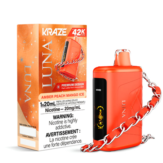 Kraze Luna 42K Amber Peach mango ice